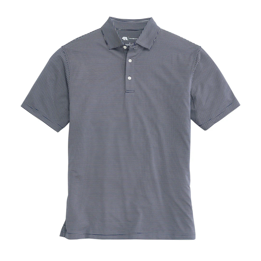 Onward Reserve Birdie Stripe Performance Polo - Dark Denim