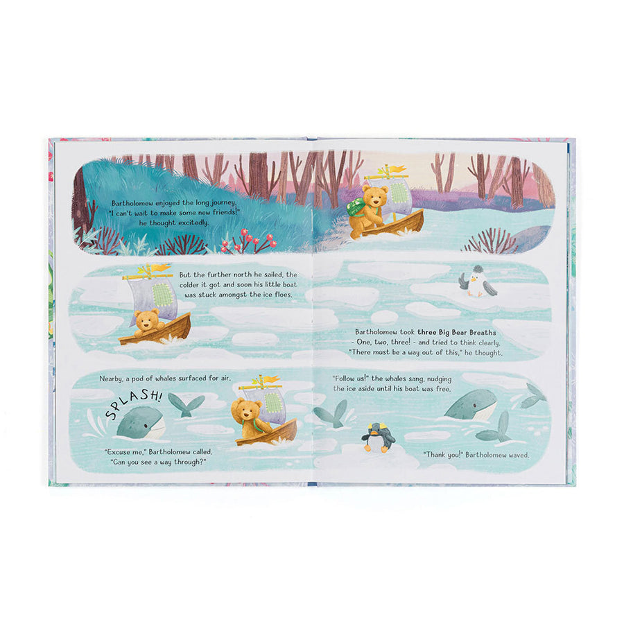 Jellycat Bartholomew Bear and the Snow Giants Book