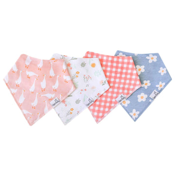 Copper Pearl Baby Bandana Bib Set - Goosie
