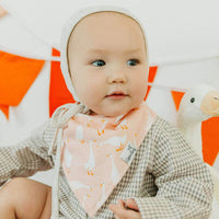 Copper Pearl Baby Bandana Bib Set - Goosie