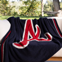 Barefoot Dreams CozyChic Atlanta Braves Throw
