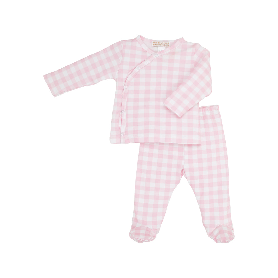 Beaufort Bonnet Cameron Cross-Front Set - Palm Beach Pink Gingham