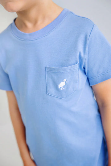 Beaufort Bonnet Carter Crewneck - Barbados Blue/Worth Ave White