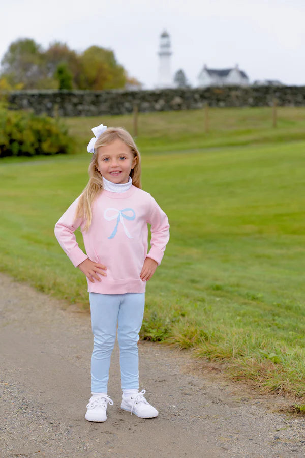 Beaufort Bonnet Isabelle's Intarsia Sweater - Palm Beach Pink/Bow