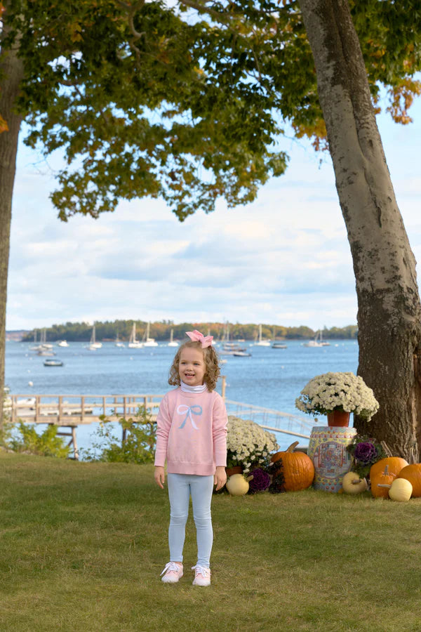 Beaufort Bonnet Isabelle's Intarsia Sweater - Palm Beach Pink/Bow