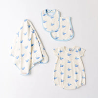 Beaufort Bonnet Oopsie Daisy Burp Cloth - Marrimack Quack Quacks