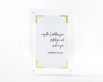 Eva Belle Acrylic Frame 4x6-Numbers