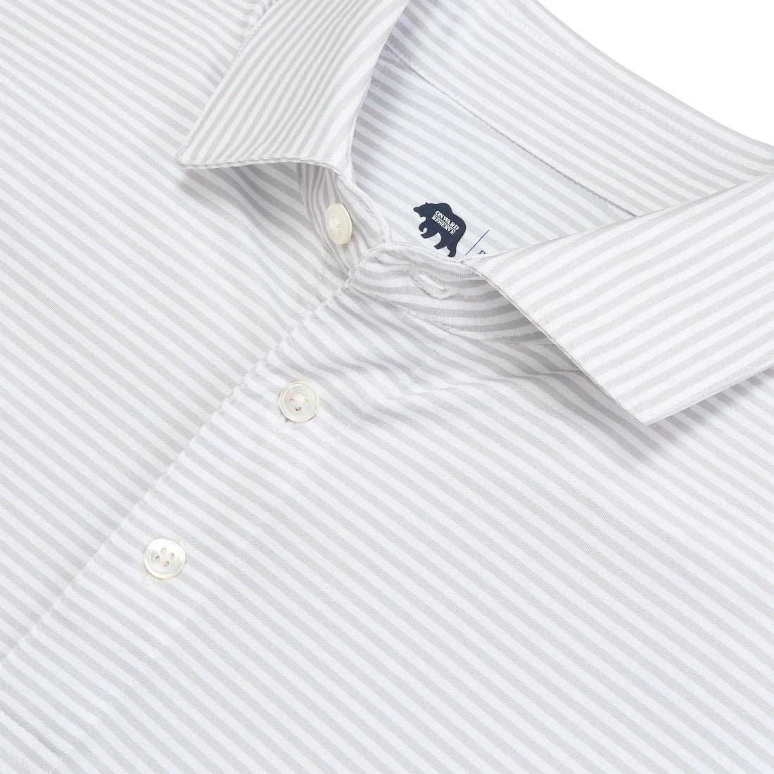Onward Reserve Echo Stripe Performance Polo - Harbor Mist