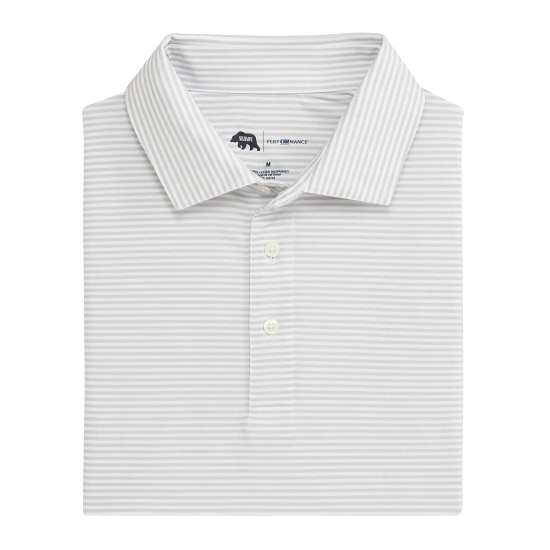 Onward Reserve Echo Stripe Performance Polo - Harbor Mist