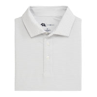 Onward Reserve Echo Stripe Performance Polo - Harbor Mist