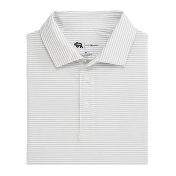 Onward Reserve Echo Stripe Performance Polo - Harbor Mist