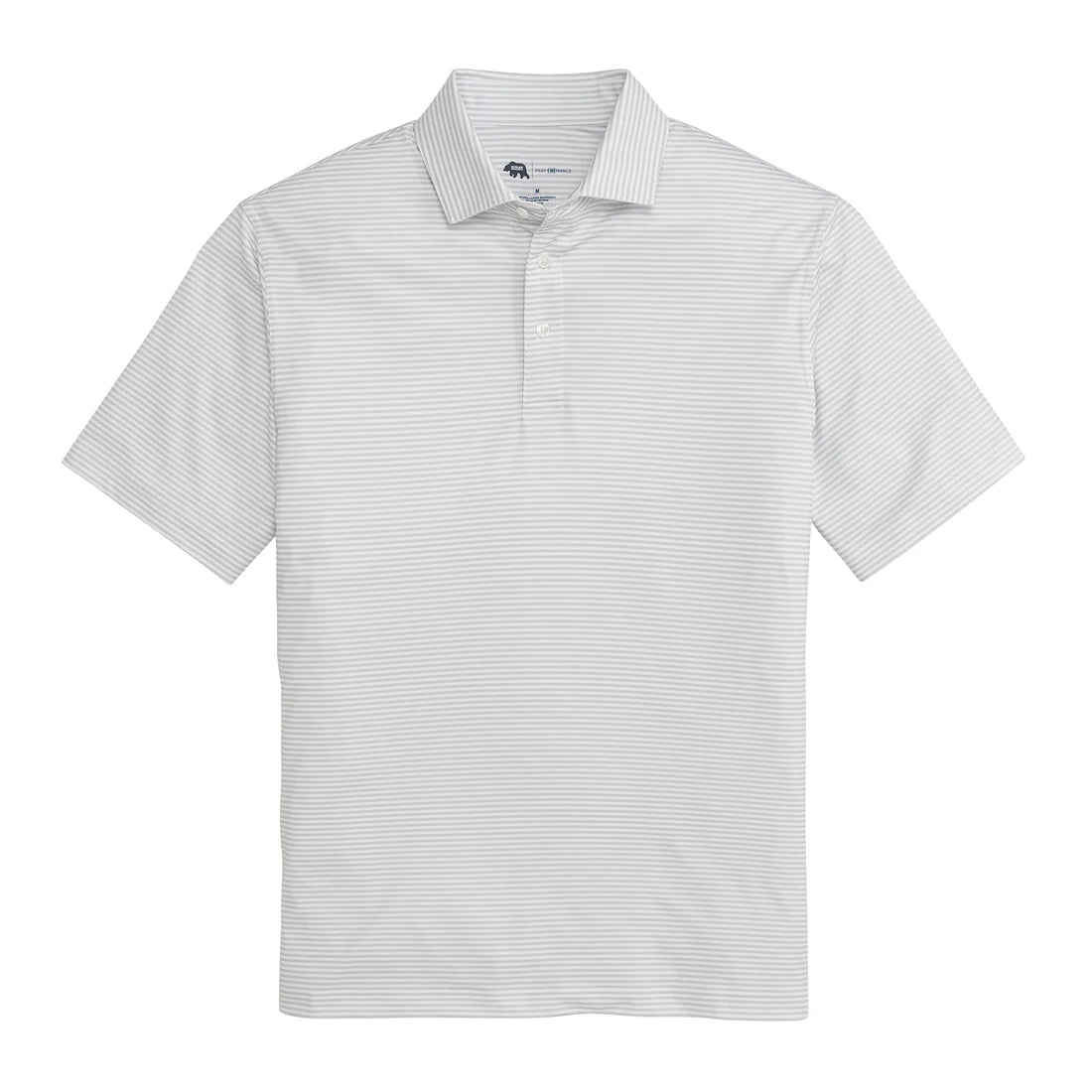 Onward Reserve Echo Stripe Performance Polo - Harbor Mist