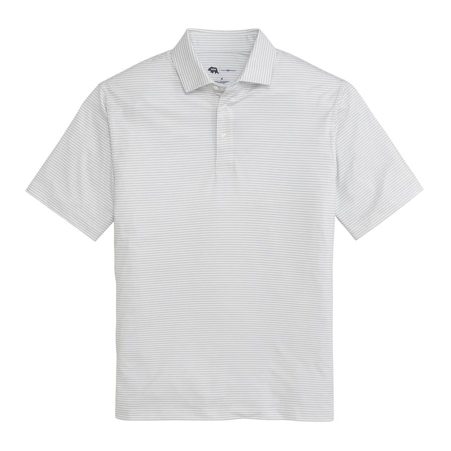 Onward Reserve Echo Stripe Performance Polo - Harbor Mist