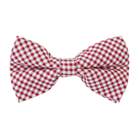 Brown Bowen Bowtie-Red Gingham