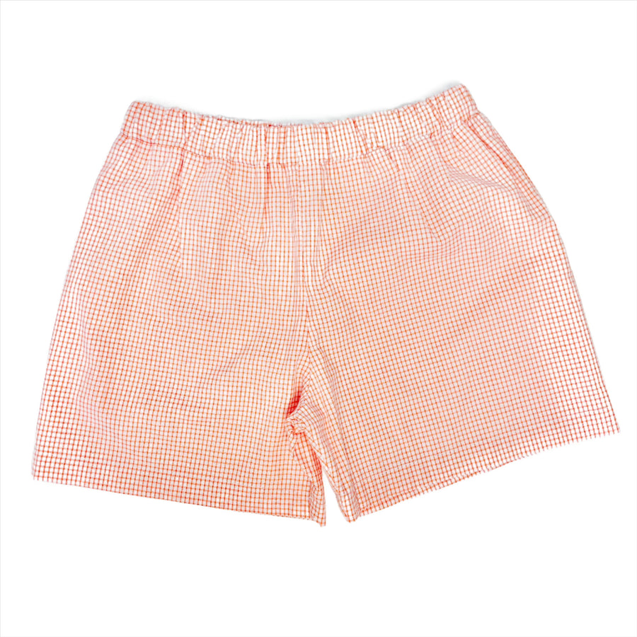Beaufort Bonnet Shelton Shorts - Tega Cay Tangerine Windowpane