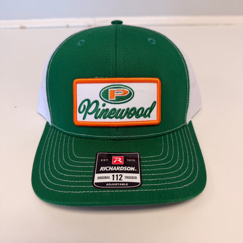 Pinewood Patch Richardson 112 Hat - Kelly Green/White