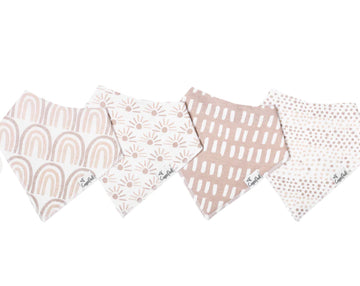 Copper Pearl Baby Bandana Bib Set - Bliss