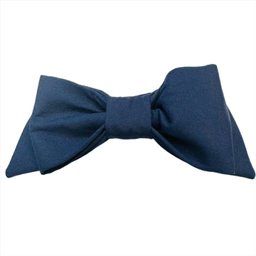 The Bow Next Door Annie Alligator Clip Hairbow-Navy