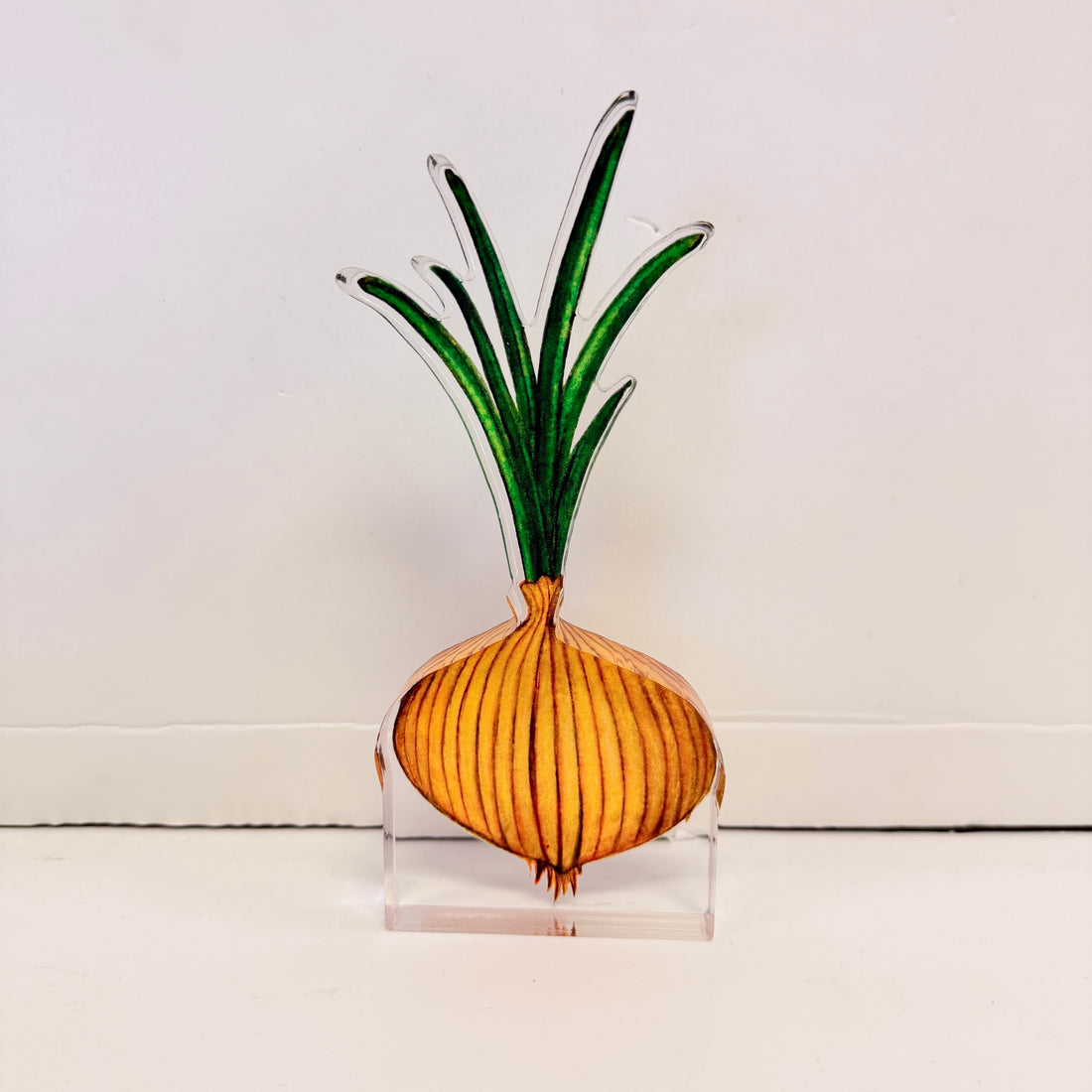 Sweet Onion Acrylic Shelf Sitter