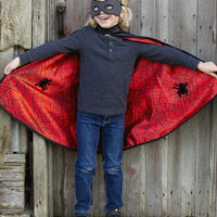 Great Pretenders Spider/Bat Reversible Cape & Mask