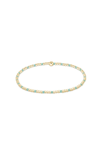 Enewton Hope Sincerity Pattern 2mm Bead Bracelet - Mint