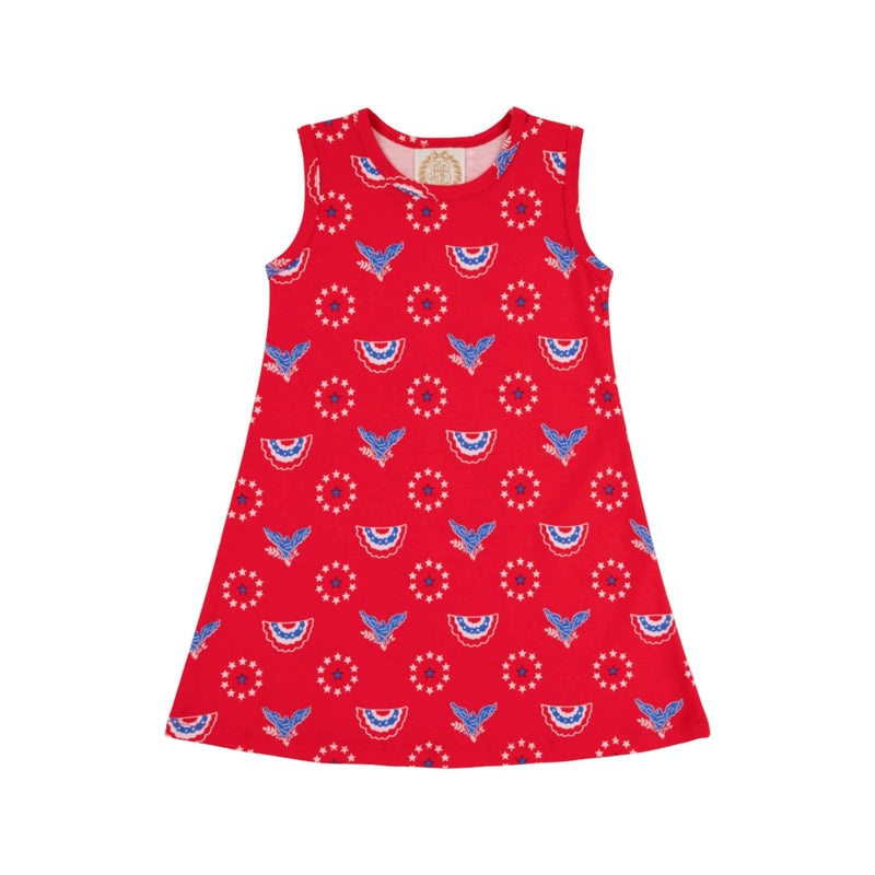 Beaufort Bonnet Sleeveless Polly Play Dress - Star Spangle Swag