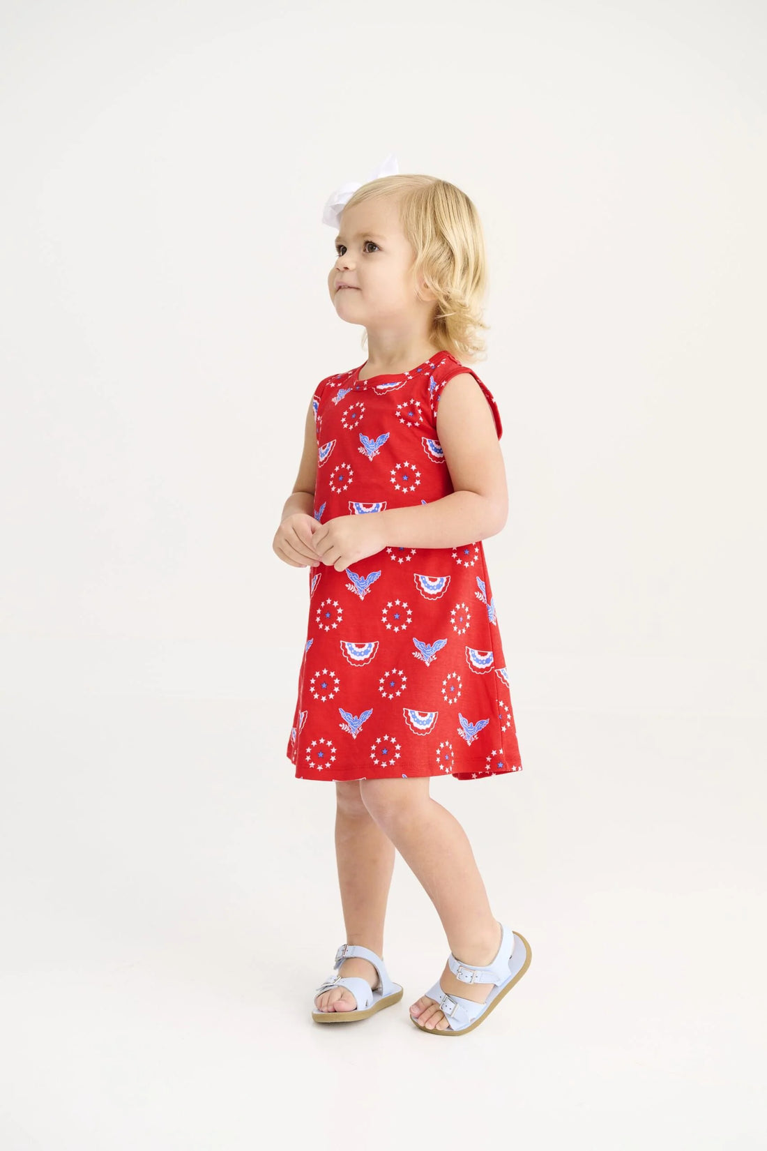 Beaufort Bonnet Sleeveless Polly Play Dress - Star Spangle Swag