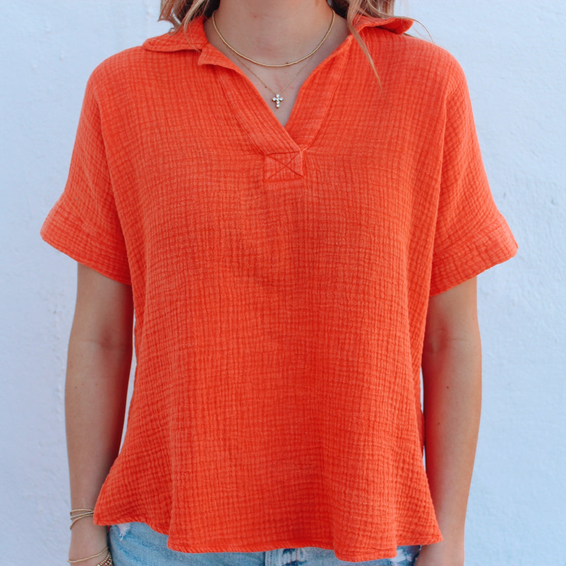 Jodifl Neon Orange Top