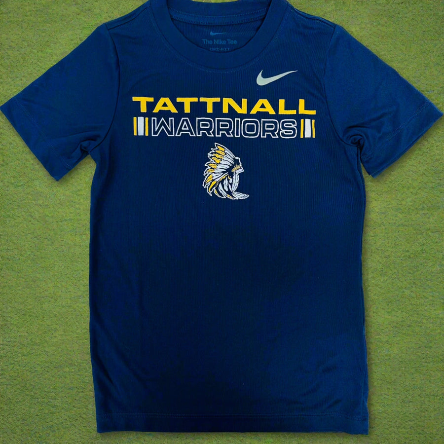 Tattnall Navy Head Dress T-shirt Nike Dri-Fit