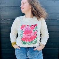 Joy Hope Love Peace Long-Sleeve Christmas Tee