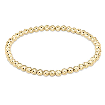 Enewton Classic Gold Bead Bracelet 4mm