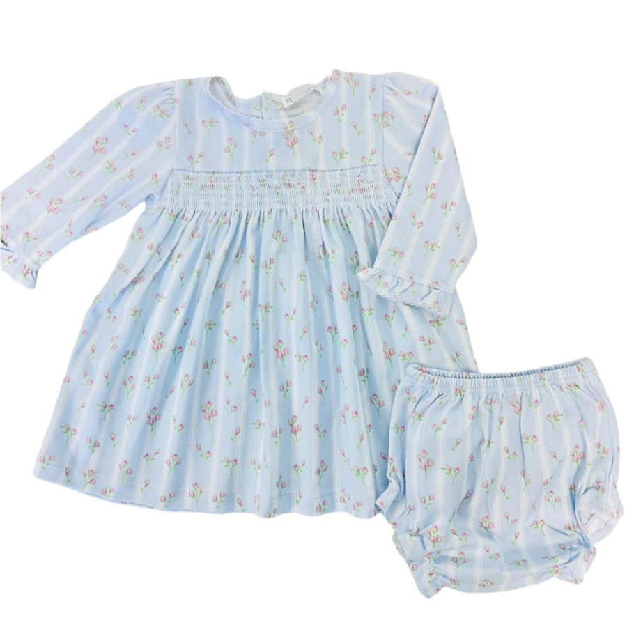 Kissy Kissy Ribbon Stripe Dress Set PRT Smocked