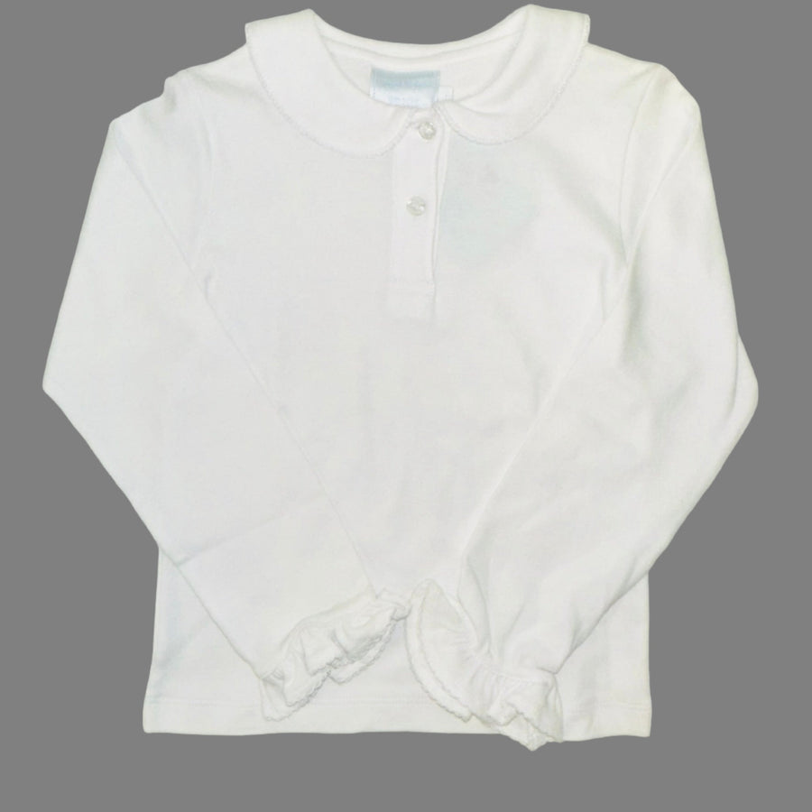 Little English Ruffled Peter Pan Blouse