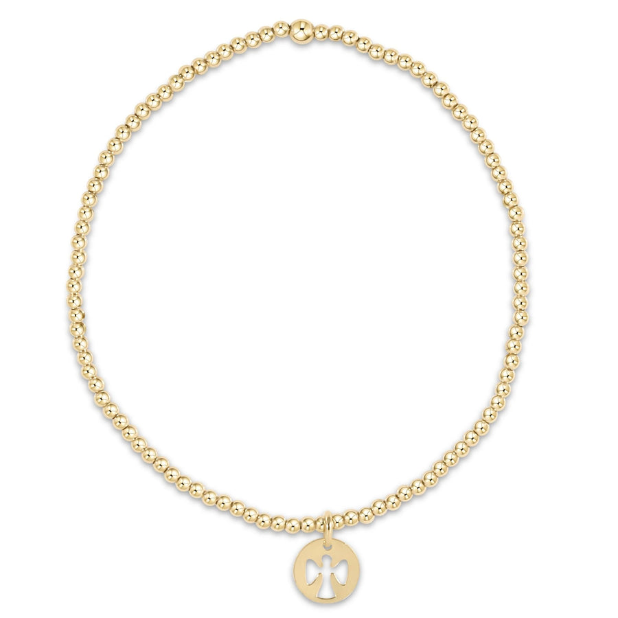 Enewton Egirl Classic Gold 2mm Bead Small Guardian Angel