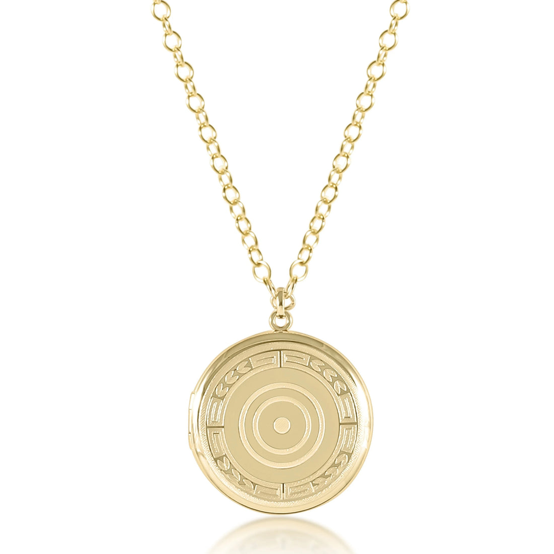 Enewton 16" Necklace Gold - Cherish Large Gold Locket