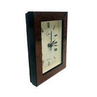 Galassi Chestnut Burl Desk Clock