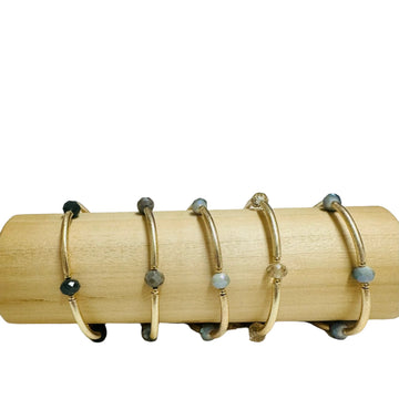 CV Designs Crystal Multi Bar Bracelet