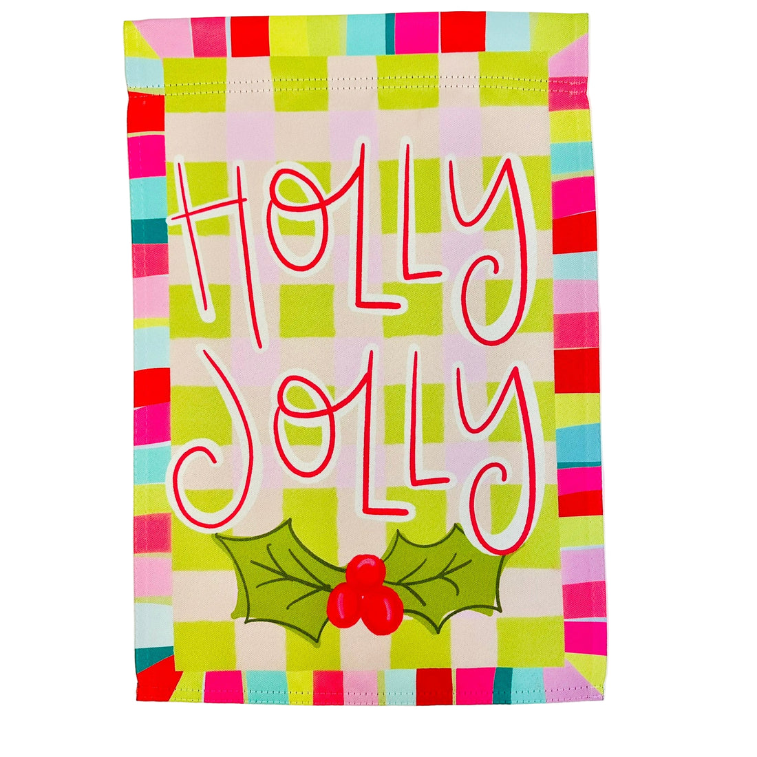 Doodles by Rebekah Holly Jolly Jewel Garden Flag