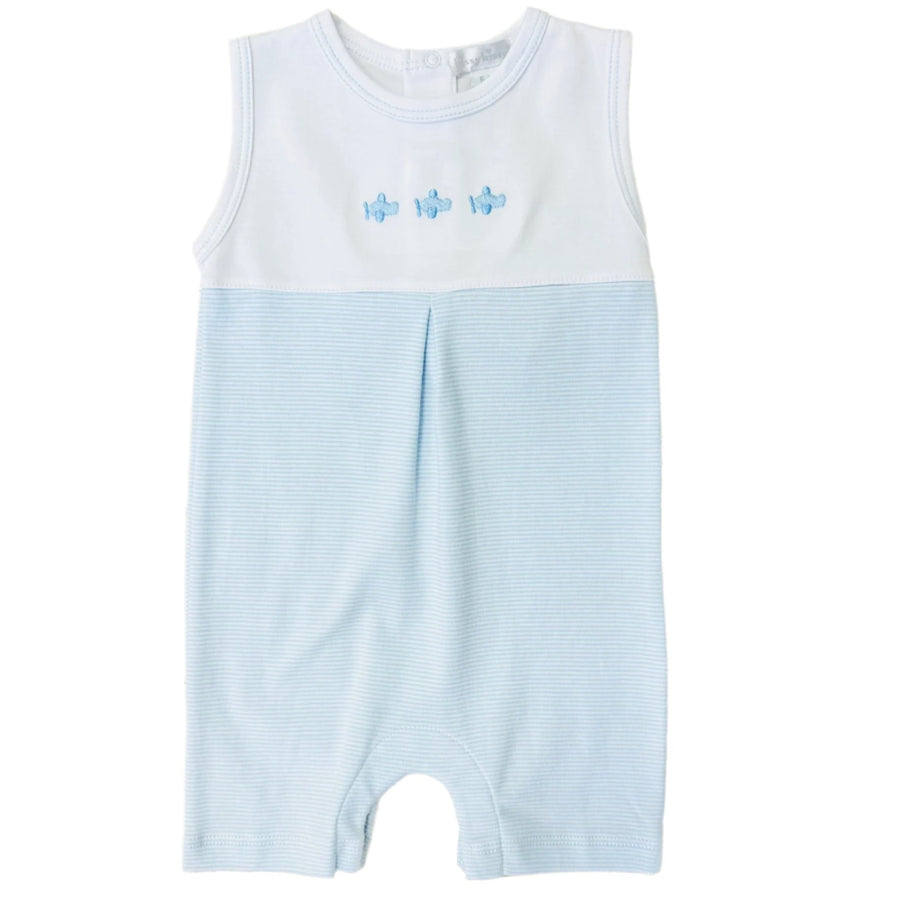 Kissy Kissy Airplane Blue Stripe Playsuit