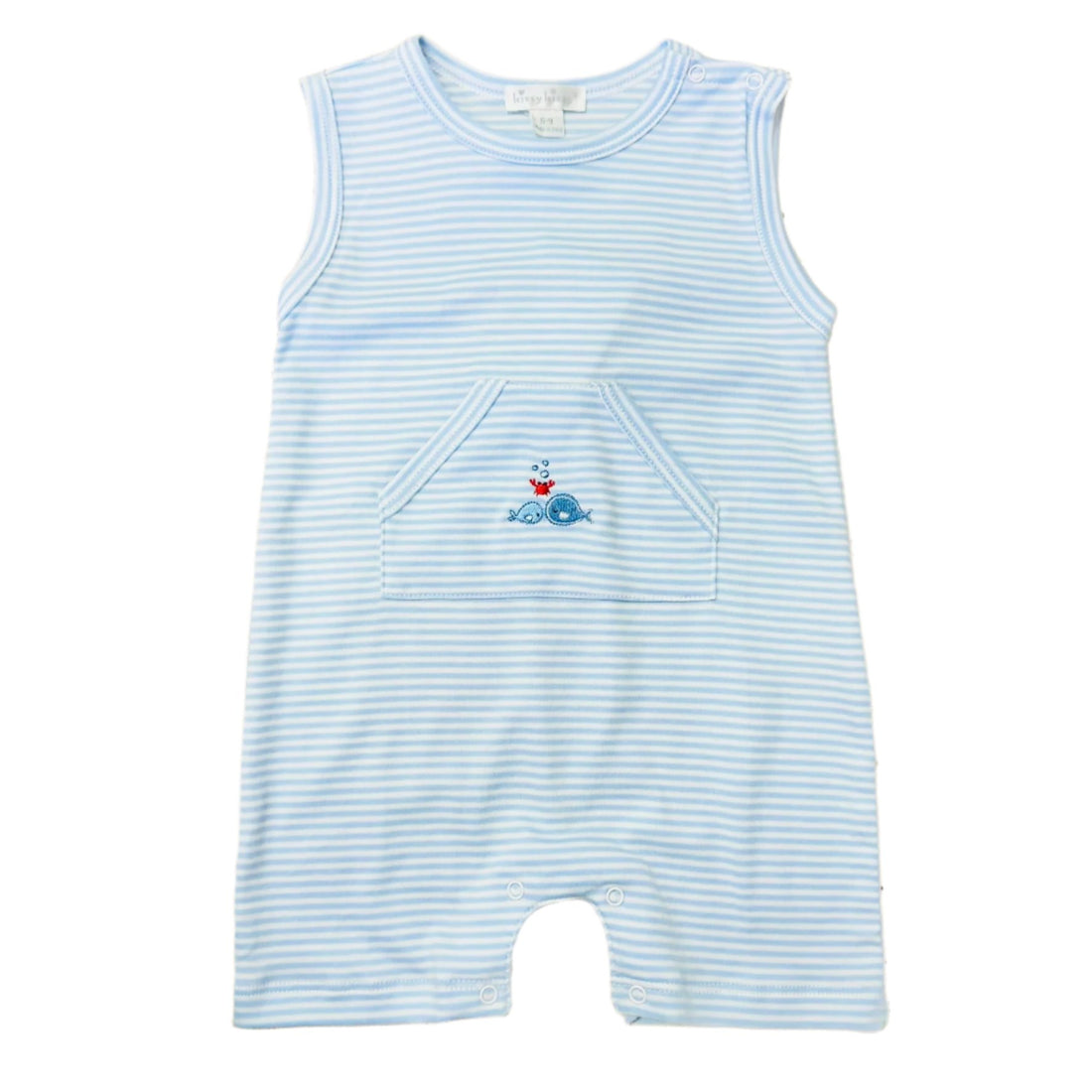 Kissy Kissy Whale Watch Slvless Playsuit