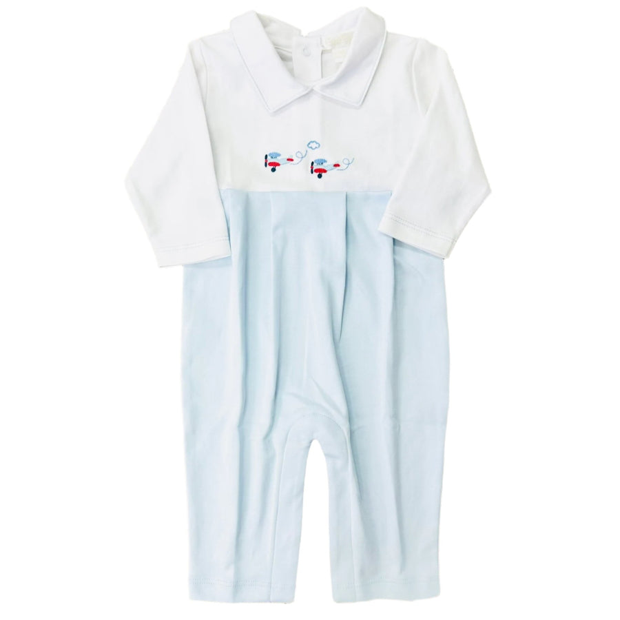 Kissy Kissy Fall Medely Playsuit Hand Embroidery Planes