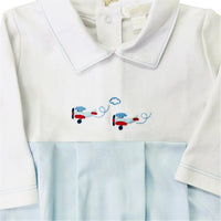 Kissy Kissy Fall Medely Playsuit Hand Embroidery Planes