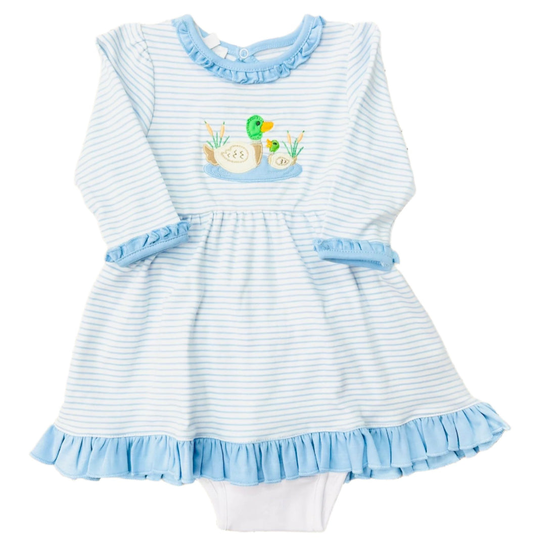 Magnolia Baby Mallard Pond Long Sleeve Dress Set