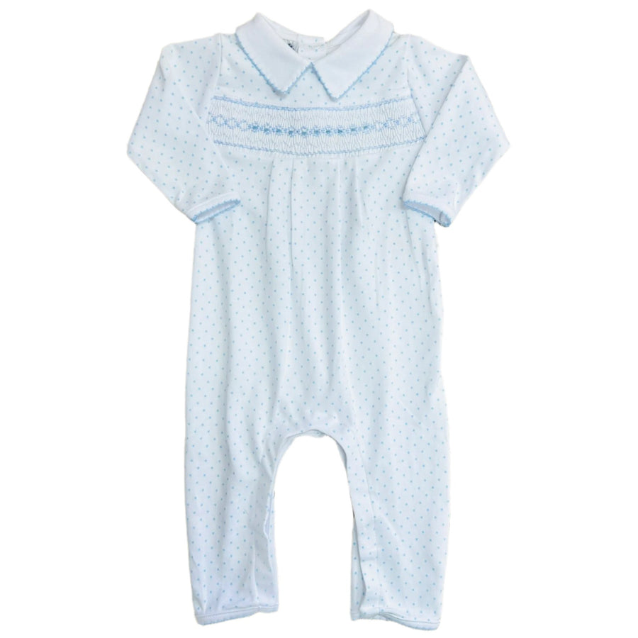 Magnolia Baby Alana and Andy's Classics Smocked Collared Playsuit