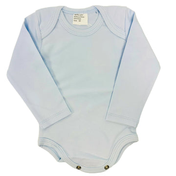 Oriental Blue Long Sleeve Onesie