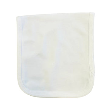 Oriental White Burp Cloth