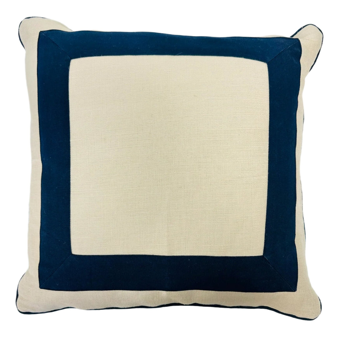 Saro Banded Design Pillow