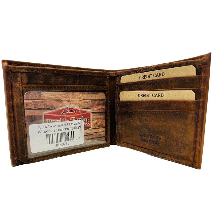 Paul & Taylor Leather Bifold Wallet