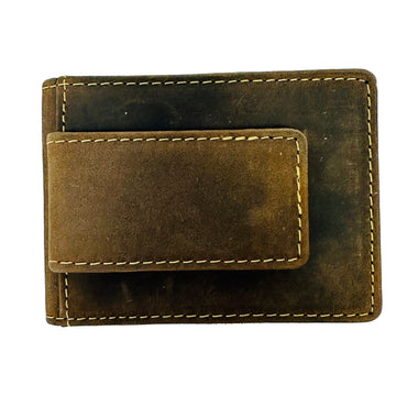 Paul & Taylor Leather Wallet with Money Clip