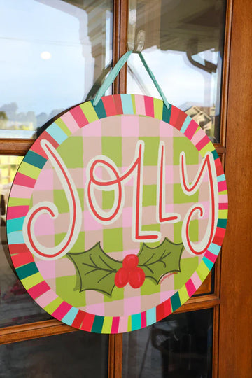 Doodles by Rebekah Jolly Jewel Tone Door hanger
